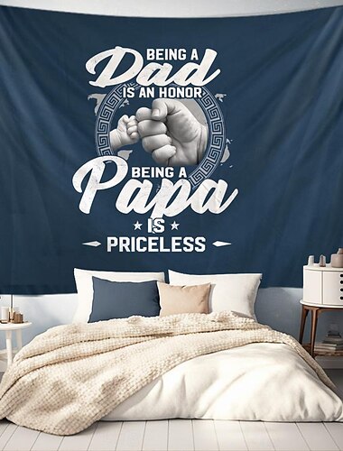  Vatertag besonderes Design hängende Wandteppich Wandkunst große Wandteppich Wandbild Dekor Fotografie Hintergrund Decke Vorhang Haus Schlafzimmer Wohnzimmer Dekoration