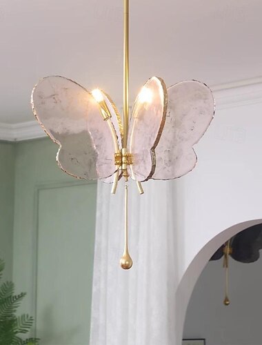  led μενταγιόν φως πολυέλαιος πεταλούδα μοντέλο δωμάτιο κατάστημα ρούχων ξενοδοχείο εστιατόριο ξενοδοχείο κλαμπ φως λόμπι, μεταμοντέρνο ελαφρύ πολυτελές δημιουργικό πολυέλαιος ιπτάμενος δίσκος