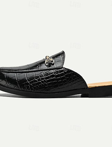  Herren Cloggs & Pantoletten PU Leder Komfortabel Rutschfest Halbschuhe Schwarz Braun