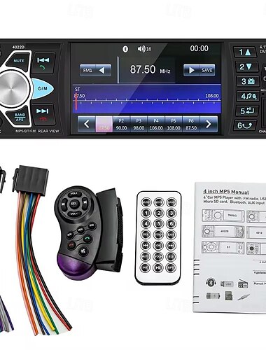  Завод OEM 4022D 4.1 дюймовый 1 Din Android Автомобильный MP5-плеер MP3 FM передатчик Автоматическое конфигурирование для Универсальный Мститель