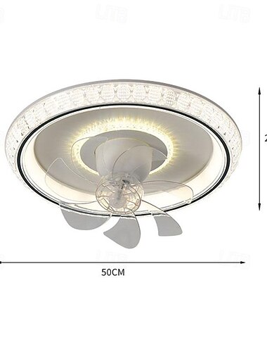  led takvifte tak hengende jordklode over bord dimbar 1-lys 50 cm enkeltdesign 3-farger-lys akrylmalte overflater moderne nordisk stil spisestue 110-240v kun dimmes med fjernkontroll