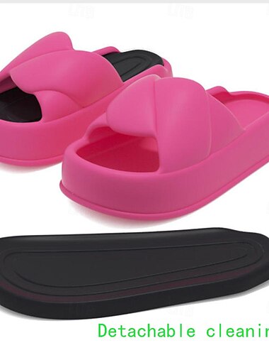  Eva Hole Shoes Instagram Verano 2024 Nueva suela gruesa Antideslizante y resistente al olor Pareja Pies Sensación Zapatillas para prendas de vestir de verano de las mujeres