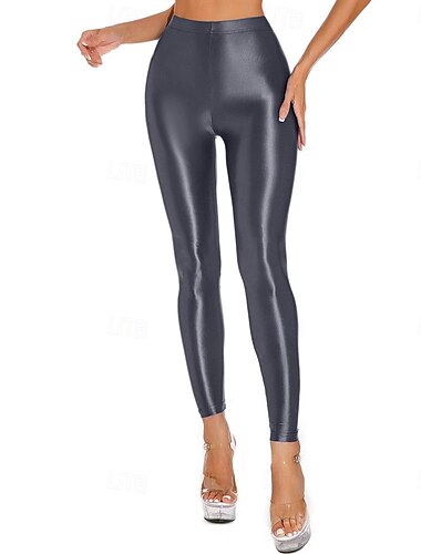  Tanzbekleidung Sportkleidung Exotische Tanzkleidung Hosen Pure Farbe Damen Leistung Ausbildung Hoch Chinlon
