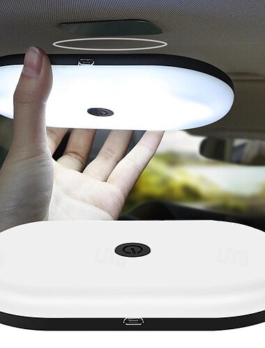  1 Stück Auto-Leselampe, selbstklebende Autoleuchte, Autozubehör, Auto-Deckenleuchte, LED-Beleuchtungslampe, Auto-Deckenleuchte, Auto-Dachleuchte, verstellbare Kunststoff-Scheinwerfer