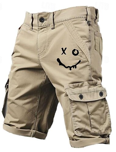  Herren Graphic Cargo Shorts Kurze Hosen Mittlere Taillenlinie Sport Modisch Designer Outdoor Sports Outdoor Casual 6 Tasche Designer Bekleidung