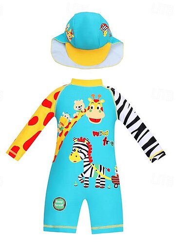  kinderkleidung Jungen Badeanzug Graphic Kurzarm Outdoor Urlaub 9284 Sommer Kleidung 3-7 Jahre