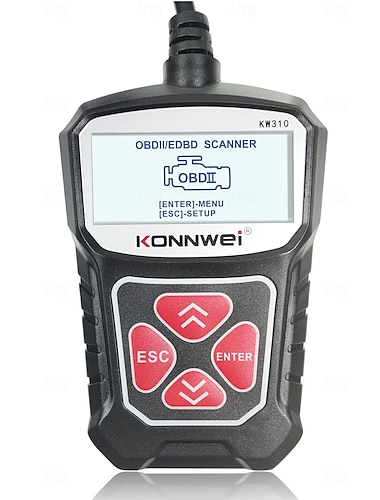  Fyautoper konnwei kw310 obd2 scanner para auto obd 2 ferramenta de diagnóstico de carro scanner automotivo ferramentas de carro idioma russo pk elm327
