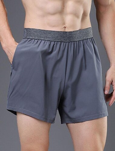  Ανδρικά Pantaloni Scurți de Alergat Σορτς γυμναστικής Φούτερ Τσέπη Ελαστική ζώνη μέσης Κοντά Παντελονάκια ΕΞΩΤΕΡΙΚΟΥ ΧΩΡΟΥ Αθλήματα & Ύπαιθρος Αθλητικό Γρήγορο Στέγνωμα Ελαφρύ Moale