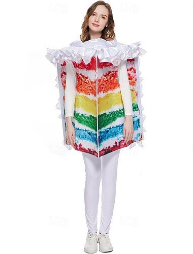  LGBTQ LGBTQ Regenbogen Faschingskostüme Cosplay Kostüm Erwachsene Herren Damen Cosplay Lustiges Kostüm Karnival Maskerade Pride Parade Maskerade Einfaches Karnevalskostüm