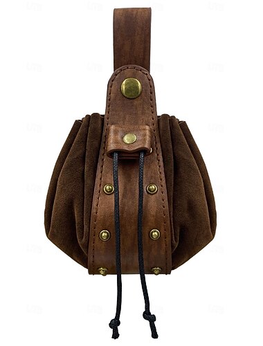 レトリ／ヴィンテージ 中世 ルネッサンス ベルトポーチ 小銭入れ バイキング Ranger エルフ 仮装 男性用 女性用 ハロウィーン カーニバル マスカレード パーティー ルネッサンスフェア LARP 大人 バッグ