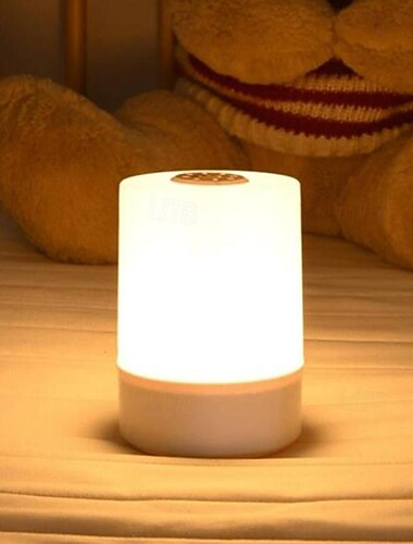  Luce notturna con sensore tattile da 1 pezzo, lampada da sonno a LED dimmerabile, lampada da comodino a luce soffusa circostante a 360° con interruttore tattile, lampada da atmosfera notturna per la