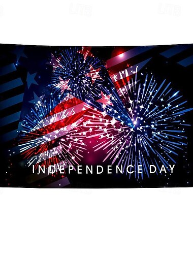  Wandteppich US 4. Juli Unabhängigkeitstag Outdoor Flagge Adler Freiheit Outdoor Banner Flagge Terrasse Garten Heimdekoration rot weiß blau