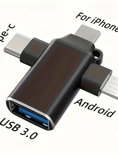  Gilt für Apple Huawei Rollenmaschinenlinie Typc Adapter OTG 3-in-1 Tablet Lesen U Disk Maus USB3.0 Konverter