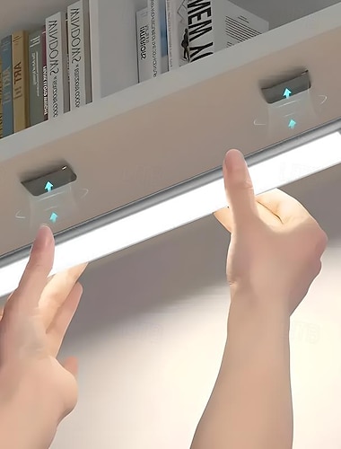  Iluminação sob o armário sensor de movimento luz do armário interior usb recarregável sem fio luzes do armário luzes noturnas operadas por bateria para quarto guarda-roupa escadas