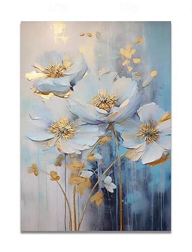  pittura a olio fatta a mano dipinta a mano arte della parete impressione fiori tela pittura decorazione della casa arredamento senza cornice solo pittura