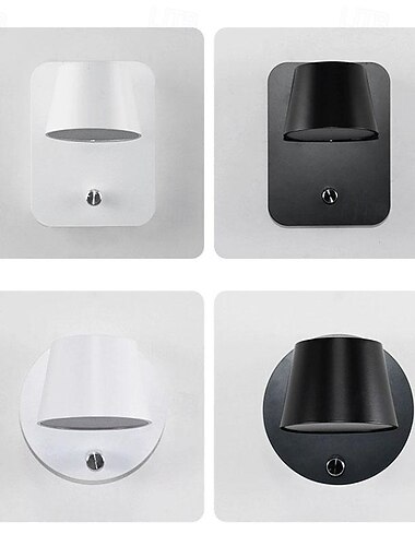  Interno LED Moderno Lampade da Parete per Interni Soggiorno Camera da letto Metallo Luce a muro 110-120V 220-240V