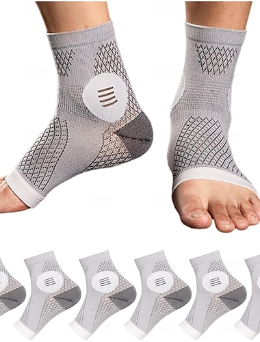  3 أزواج جوارب ضغط نايلون المضادة للاحتكاك