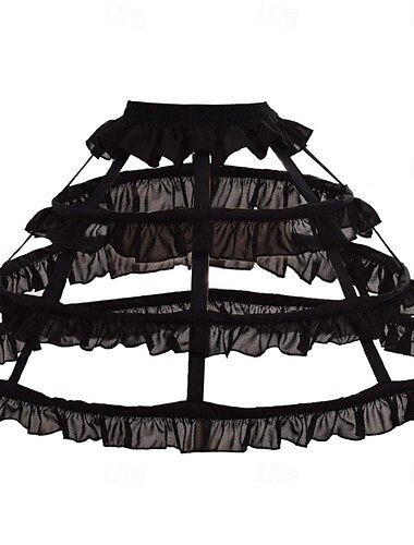  Cosplay - Lolita Knielang Reifrock Krinoline Unterrock Krinoline Prinzessin Damen Maskerade Party Junggesellinnenabschiedsparty Erwachsene Unterrock