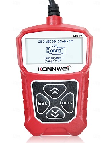  Fyautoper Konnwei KW310 OBD2-Scanner für Auto OBD 2 Autoscanner Diagnosewerkzeug Kfz-Scanner Autowerkzeuge russische Sprache PK ELM327