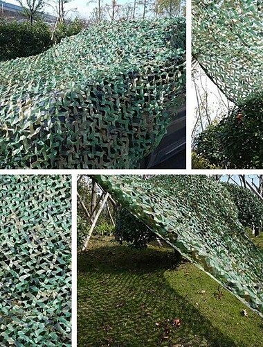  Камуфляжная сетка, солнцезащитная сетка, камуфляжная сетка из ткани Оксфорд 150d для улицы - легкая, прочная, идеальный солнцезащитный козырек, украшение дома, простая установка, идеально подходит для