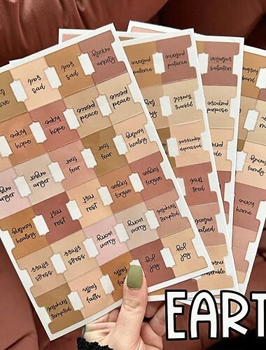  2024 neue Gebetsbibel-Tabs - Bibel-Tabs für Frauen &Männer, Bibel-Registerkarten zum Lesen, Bibelstudienzubehör für einfache Navigation, Bibel-Lesezeichen-Geschenk für Christen