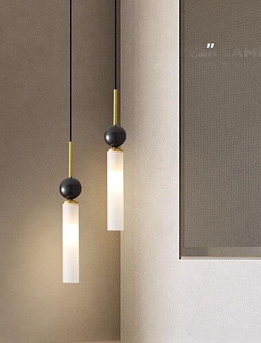  luminária pendente led em forma de cylina luminária pendente de latão de mármore, luminária pendente de três cores com fonte de luz g9, lustre italiano simples, luminárias de teto para sala de estar