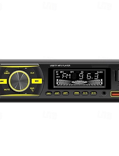  Autosystem, einzelner MP3-Player, eingebautes USB 1.5A-Ladegerät, Kartenleser, AUX, FM-Radio, Sprachassistent, Auto-Stereoanlage