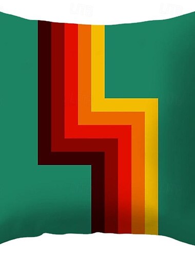  Geometrischer dekorativer Kissenbezug, 1 Stück, weicher, quadratischer Kissenbezug für Schlafzimmer, Wohnzimmer, Sofa, Couch, Stuhl