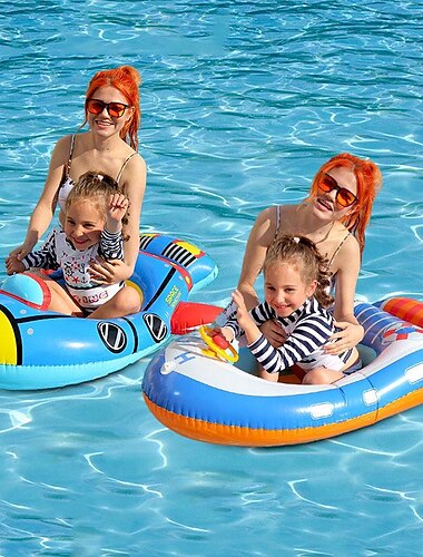  Wasserspielzeug Aufblasbare Luftmatratzen Ungiftig Geometrische Muster PVC Strand Kreativ Familie Outdoor Sommer Alles Kinder Erwachsene