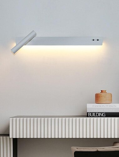  LED-Wandleuchten für den Innenbereich, verstellbare Wandleuchten mit Schalter, Beleuchtungskörper, Lampen, warmweiße Wandbeleuchtung für Schlafzimmer, Arbeitszimmer, Büro, 110-240 V