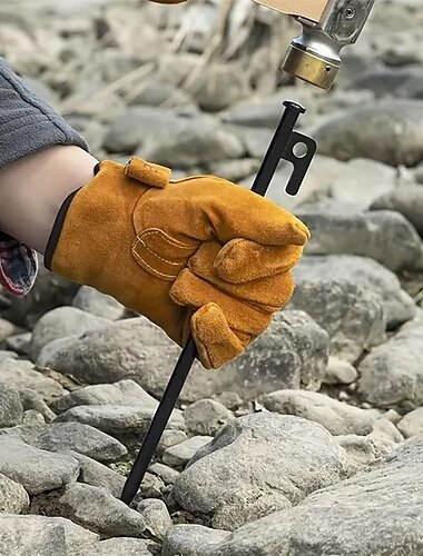  4 pezzi/6 pezzi tenda da campeggio per tende da campeggio per esterni, solida e audace, con chiodo da spiaggia in acciaio