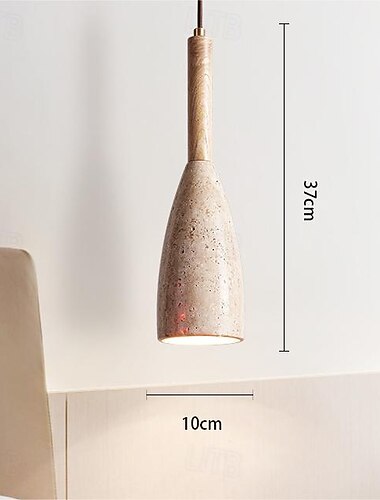  led pendel minimlist stein nordisk hengelys 1-lys 10 cm soverom spisestue 110-240v
