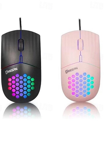  Laser Ergonomische Maus / Computermaus Multi-Farben-Hintergrundbeleuchtung 800-1200-1600 dpi 3 einstellbare DPI-Stufen 4 pcs Schlüssel