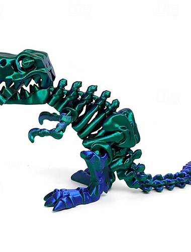  3D-Druck Illidans sechsflügeliger Engel mit beweglichen Gelenken, Dinosaurier mit großem Maul und mehreren beweglichen Gelenken, Glücksbringer