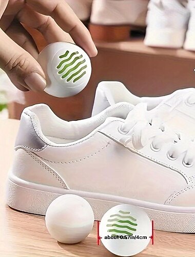  Pack de 6 balles neutralisantes d'odeurs - parfums frais pour chaussures, sacs de sport &casiers - désodorisant multi-usage pour voiture de bureau à domicile