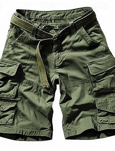  Herren Taktische Shorts Cargo Shorts Kurze Hosen Shorts Kurze Hosen Knopf Multi Pocket Glatt tragbar Kurz Outdoor Täglich Ausgehen Modisch Klassisch Armeegrün Gelbe Tarnung