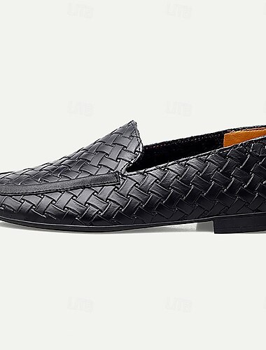  Herren Loafer & Slip On Komfort-Müßiggänger Penny Loafers Leder Komfortabel Rutschfest Halbschuhe Dunkelbraun Schwarz Weiß