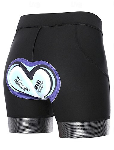  Damen Radunterhose Radhose Radlerhose Fahrradhose Fahrradshorts Fahhrad Kurze Hose Sport 3D-Pad Atmungsaktiv Schnelltrocknend Hochelastisch Schwarz Marinenblau Bekleidung Fahrradbekleidung
