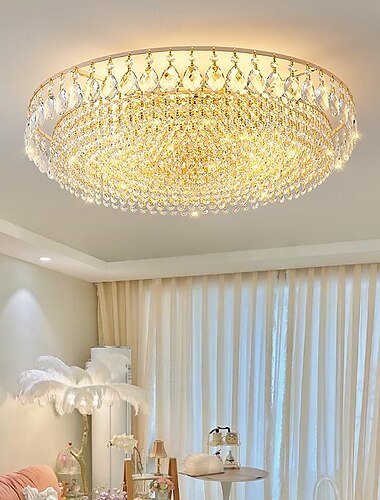  lampadario a led 40/50/60 cm 4/6/8/10 lampadina non inclusa finitura elettrolitica cristallo metallo moderno stile contemporaneo camera da letto sala da pranzo mini pendente 110-240 v