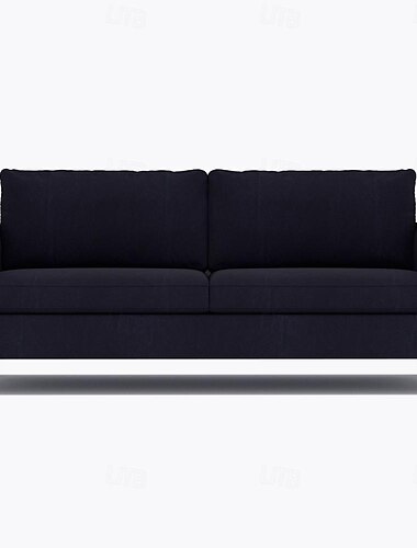  Loveseat-Sofabezug Burgunder 100% Baumwolle einfarbig gesteppte Bezüge