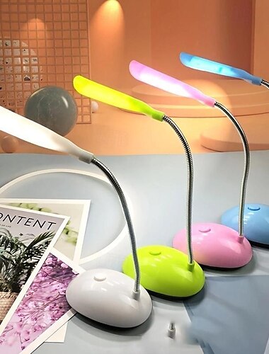 1 Stück faltbare und tragbare kleine Schreibtischlampe Leselampe Fülllicht