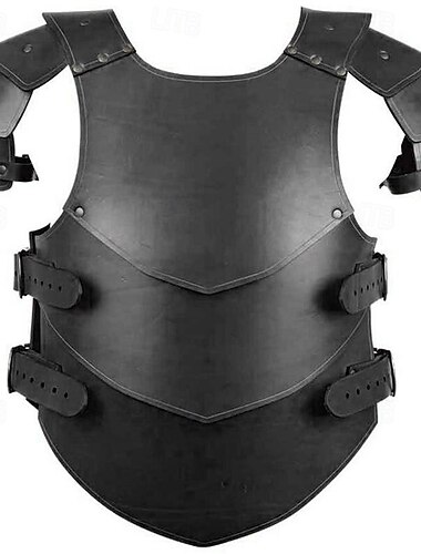  Retro Vintage Medieval Renaissance Armor Vest Chest Guard Ren Faire Knight Ritter Viking Elven Men's Viking Fantasy Halloween Carnival Masquerade Party Renaissance Fair LARP Adults Vest