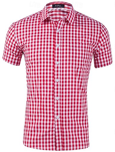  Carnaval Oktoberfest bier Kostuum Hemd Gingham overhemd Beiers Duits München Weiden Voor heren Doek in traditionele stijl