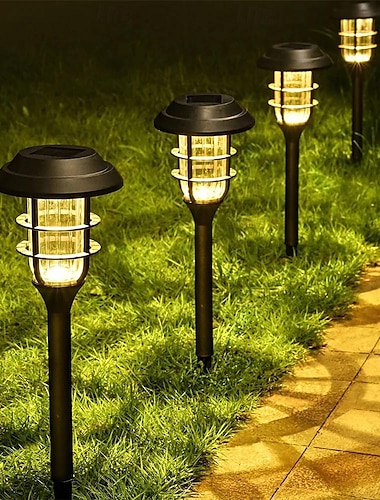  Lampe solaire d'extérieur à LED, imperméable, éclairage d'extérieur, luminaire décoratif de paysage, idéal pour une pelouse, une rue, un jardin, un patio ou un patio, 1 pièce
