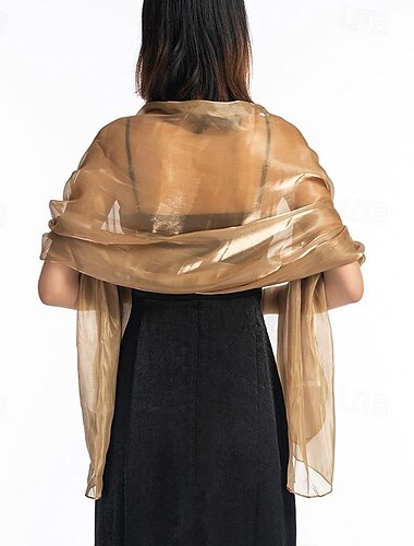  Chiffon-Schals und -Wickeltücher für Damen für Abendkleider, elegante, weiche, durchsichtige Chiffon-Stola für die Braut, Hochzeitsschal