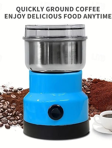  مطحنة الحبوب الكهربائية آلة طحن القهوة BlenderCoffee إعداد آلة المحمولة طاحونة الكهربائية طاحونة الفاصوليا صانع القهوة للمنزل