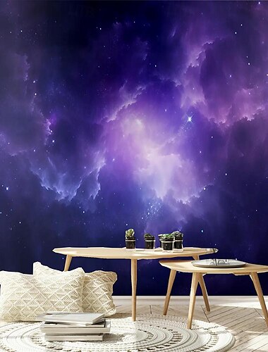  coole Tapeten Wandbild Galaxie Universum Tapete Wandaufkleber Bedrucken Klebestreifen erforderlich 3D-Effekt Leinwand Wohnkultur