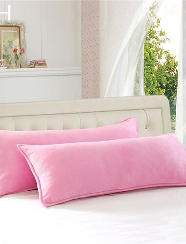  effen gekleurde decoratieve toss body kussensloop 1pc zachte vierkante kussenhoes kussensloop voor slaapkamer woonkamer slaapbank stoel