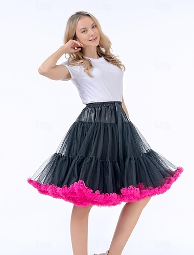  Retro Antiguo 1950s Enagua Tutu Debajo de la falda Princesas Mujer Víspera de Todos los Santos Carnaval Mascarada Fiesta / Noche Despedida de Soltera Adultos Faldas