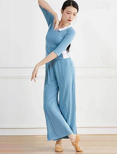  Sportkleidung oben Pure Farbe Farbaufsatz Damen Leistung Ausbildung Halbe Ärmel Hoch Polyester